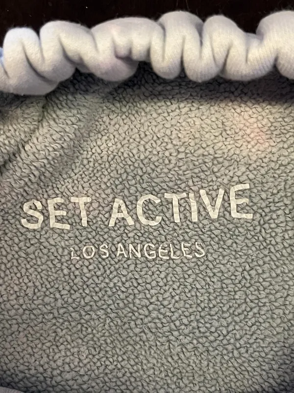 SET ACTIVE Sweatpants Womens Medium Multicolor Tie Dye French Terry Joggers - Image 10