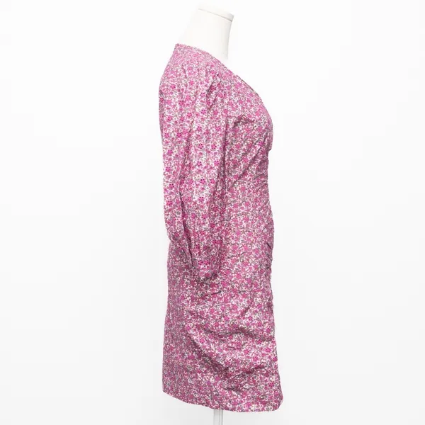 Maje‎ Floral Embroidered Puff Sleeve Dress - Image 4