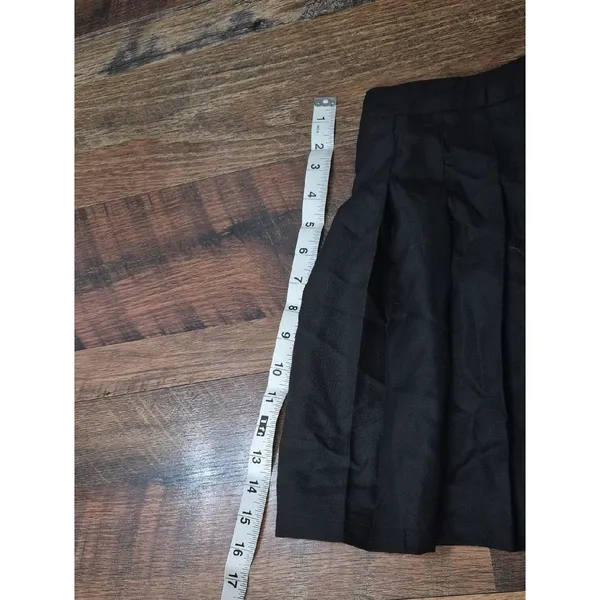 Black Pleated Mini Skirt - Women Medium Gorpcore Preppy Emo - Image 6