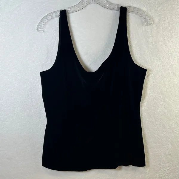 Alex Evenings XL Black Velvet 2 Piece Set Blazer and‎ Tank Top New NWT - Image 3