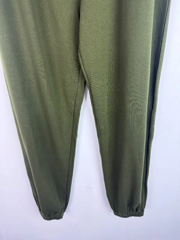 NWOT Naked Wardrobe Relaxed Joggers Sweatpants Olive Green Size XL NEW - Image 4