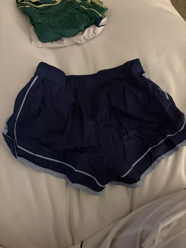 Blue Free People Movement Shorts - Image 2