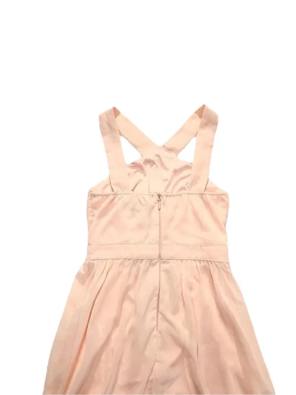 LULUS Women Air of Romance Peach Sleeveless Chiffon Maxi Dress Size XS - Image 11