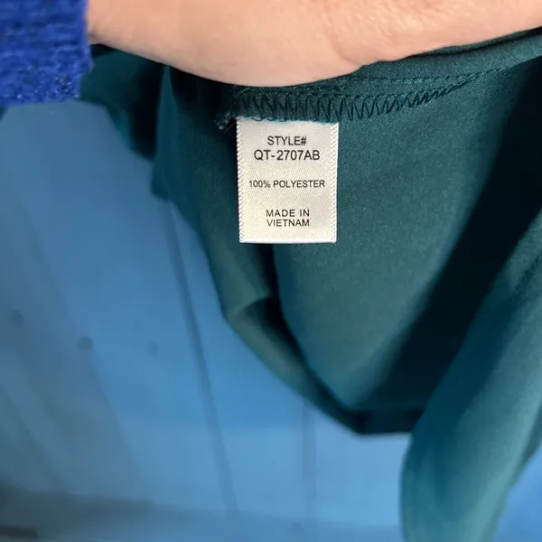 Zenana Outfitters Sea Green Blouse | Size Small - Image 4