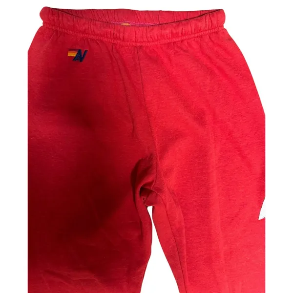 Aviator Nation Bolt Stitch‎ Sweatpants Red Women's Size Medium - Image 3