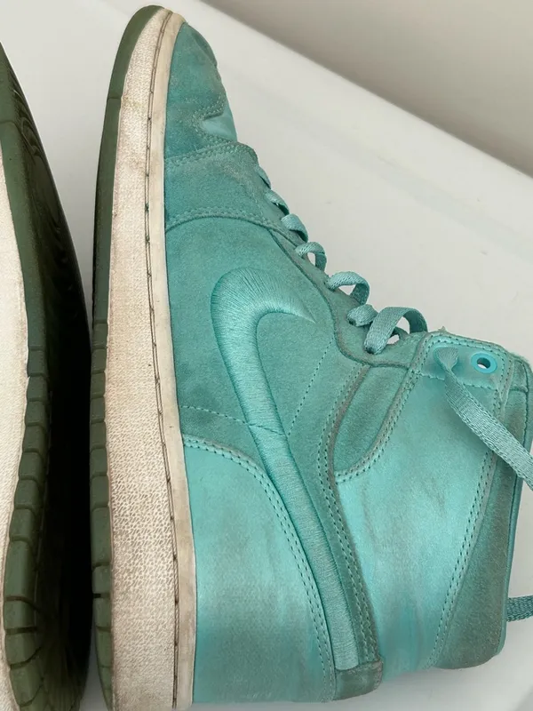 Nike Air Jordan Women’s 1 Retro High Soh Light Aqua Size 8.5 - Image 13