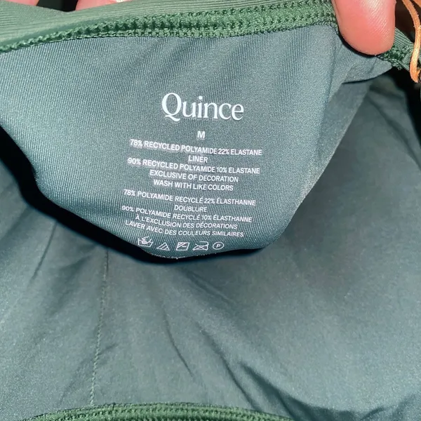 NWT Quince Palm Green Italian Cami One-Piece Swimsuit Women's Size Medium - Image 8