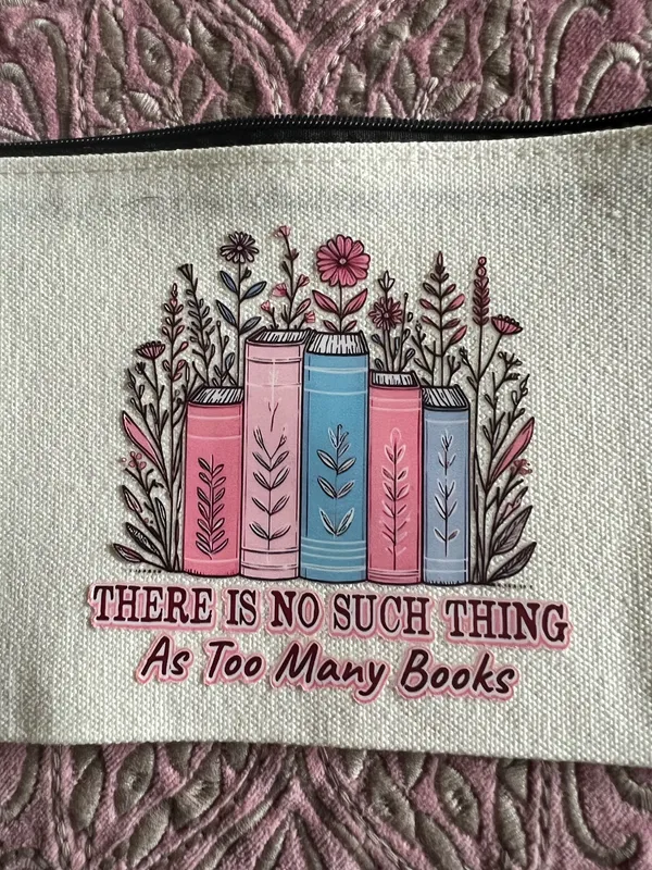Makeup & Accessories Small Canvas Zipper Bag Size 5.1 by 8.3 inches NWT - Image 2