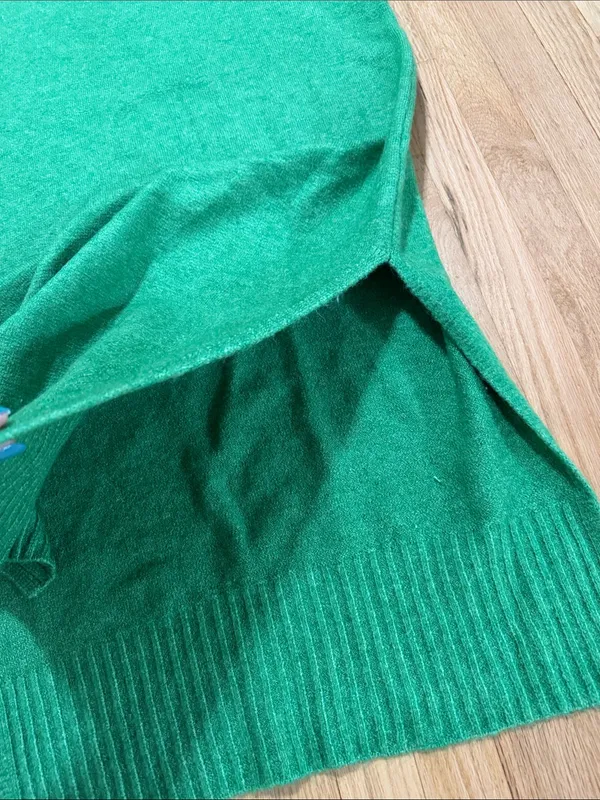 Daily Practice Anthropologie Green Turtleneck Sweater Dress Sz S - Image 5
