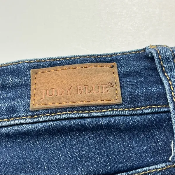 Judy Blue Middle Seam Stitch‎ Skinny Fit Women's Size 7 / 28 Blue Denim Jeans - Image 7