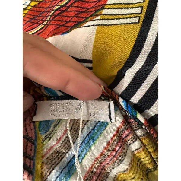 Julia Jordan Colorful Abstract Strapless Maxi Dress – Size M - Image 7