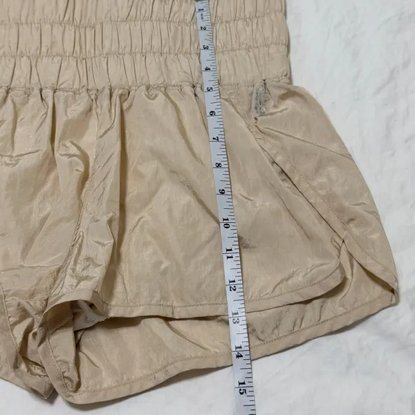 Free People FP Movement The Way Home Vanilla Running Shorts Women Small Athletic - Image 11