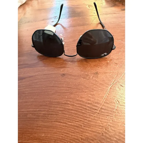RAY BAN RB3548 Black Hexagonal 51 mm Unisex Polarized Sunglasses NWT - Image 5