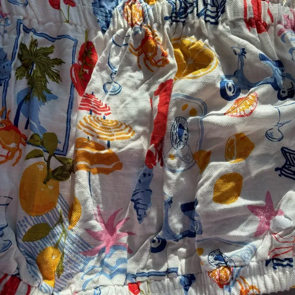 Anthropologie Summer Sticker Print Top - Image 2