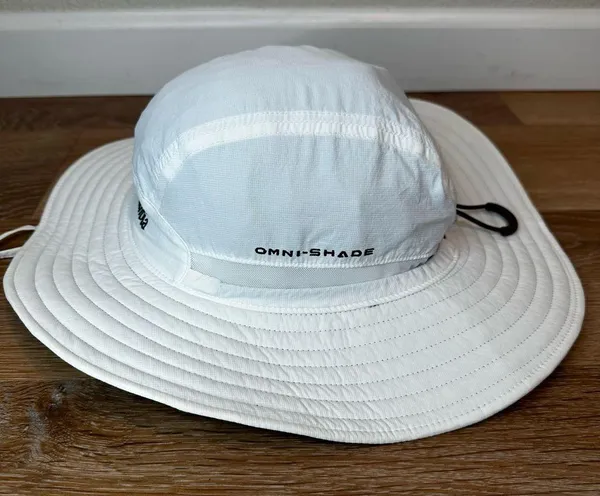 Columbia Omni-Shade White Unisex Summer Booney Hat, OS - Image 2