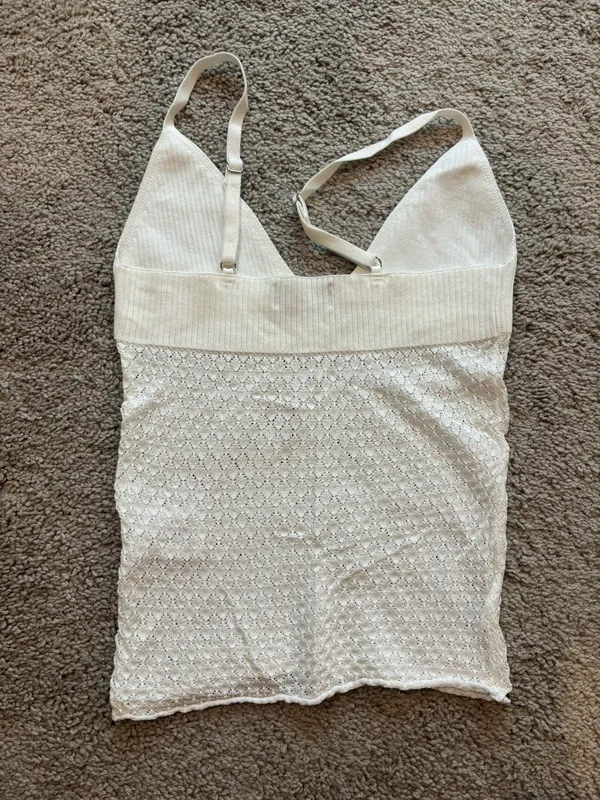 NEW White Fox Boutique White Top S - Image 6