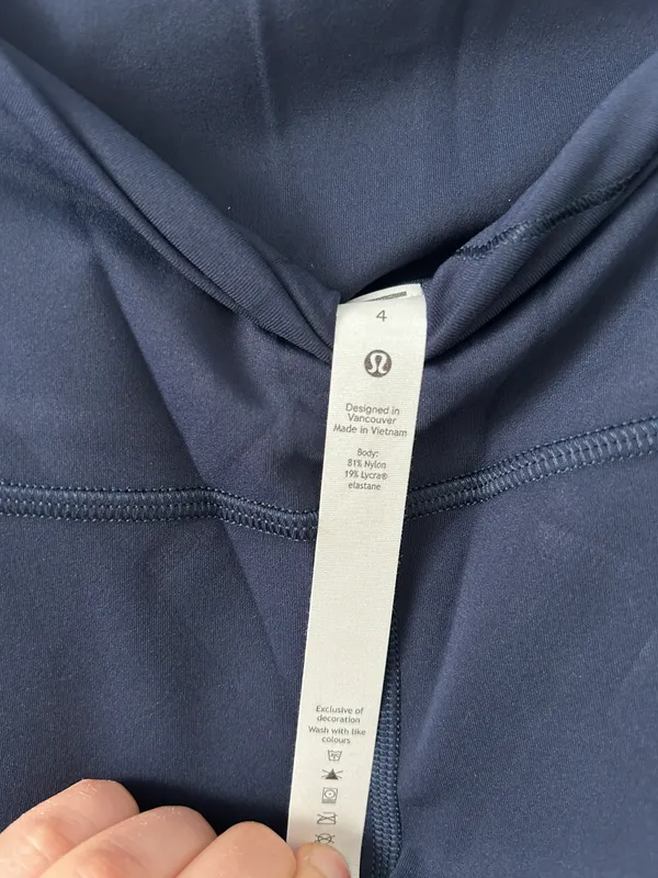 Lululemon Align high-Rise Pant 25" True Navy Size 4 NWT - Image 2