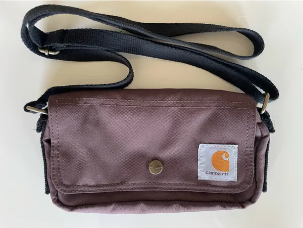Carhartt Legacy Women Essentials Crossbody Bag Wine 8.5w x 4.5h x 1.5d inches - Image 2