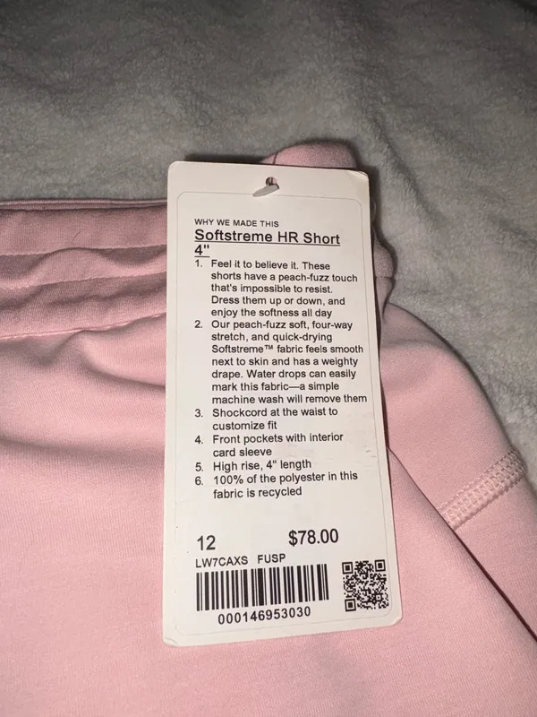 lululemon softstreme hr short 4” - Image 2
