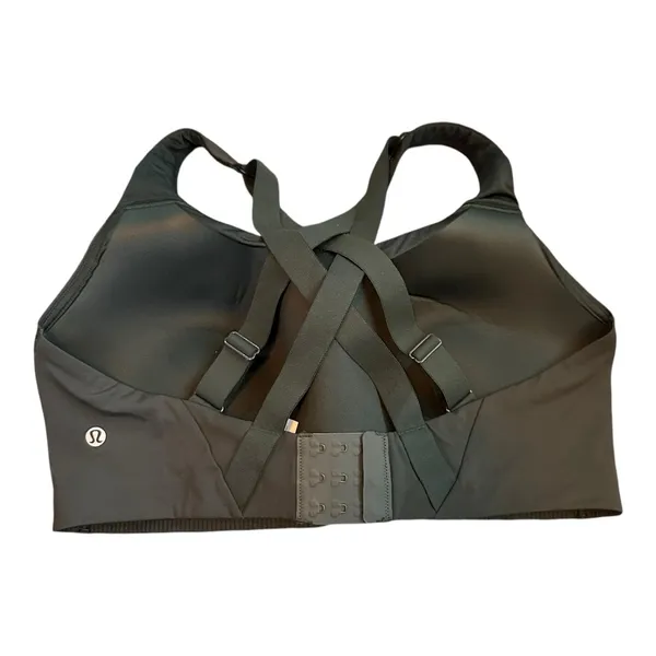Lululemon AirSupport Bra 38DD Dark Olive‎ Green High Support Workout Sports Bra - Image 2