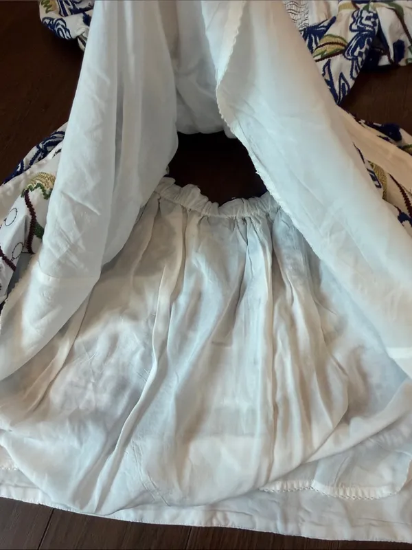 Anthropologie Puff-Sleeve Babydoll Mini Dress Size Large - C11-693 - Image 6