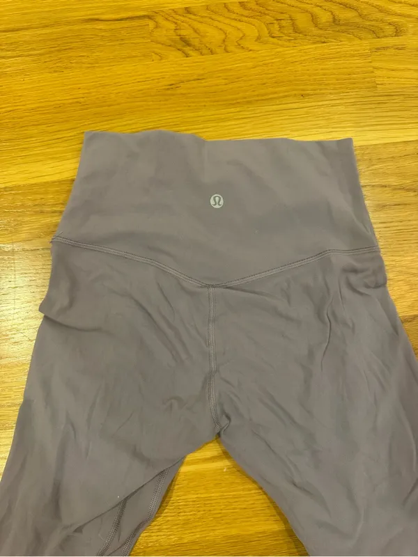 Lululemon align leggings 28” purple ash size 4 - Image 3