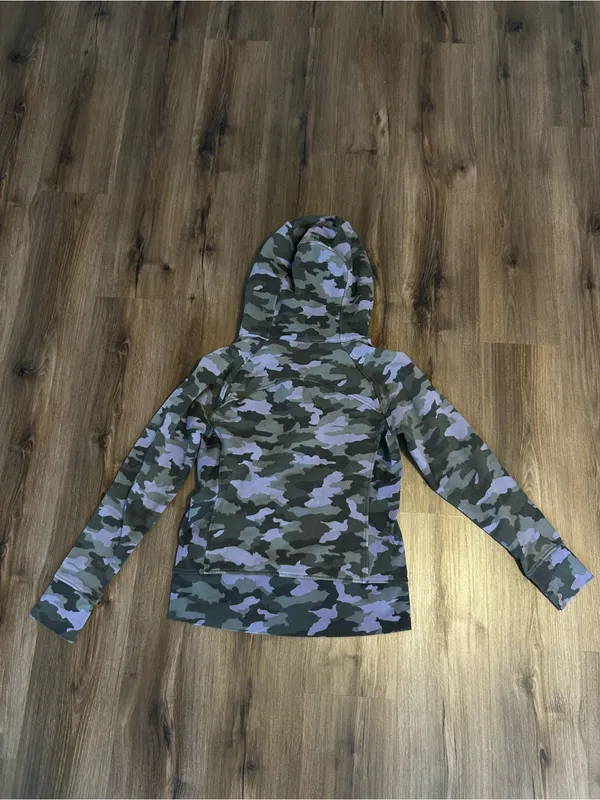 lululemon athletica Camouflage Zip Hoodie - Green/Purple - Image 9
