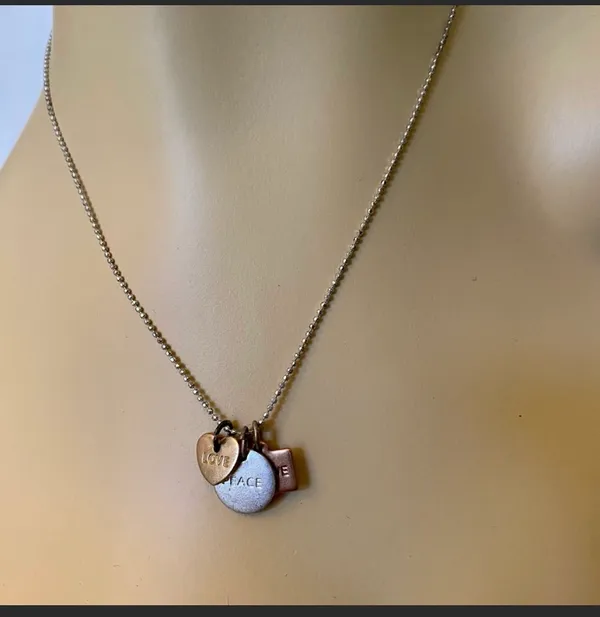 American Eagle Dainty silver necklace with charms! ✨💛 - Image 2