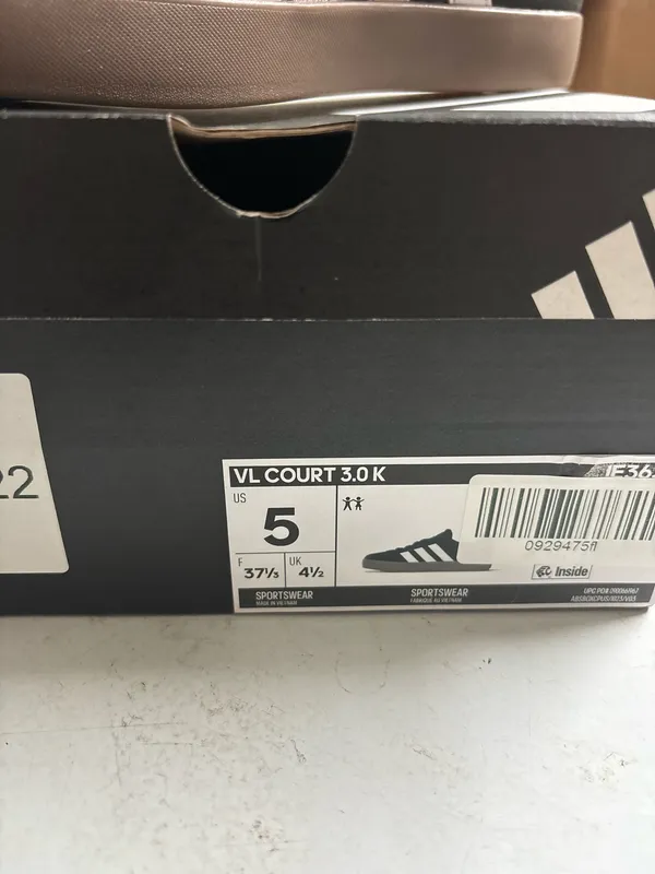 Adidas VL Court 3.0K 5Y/6W - Image 5