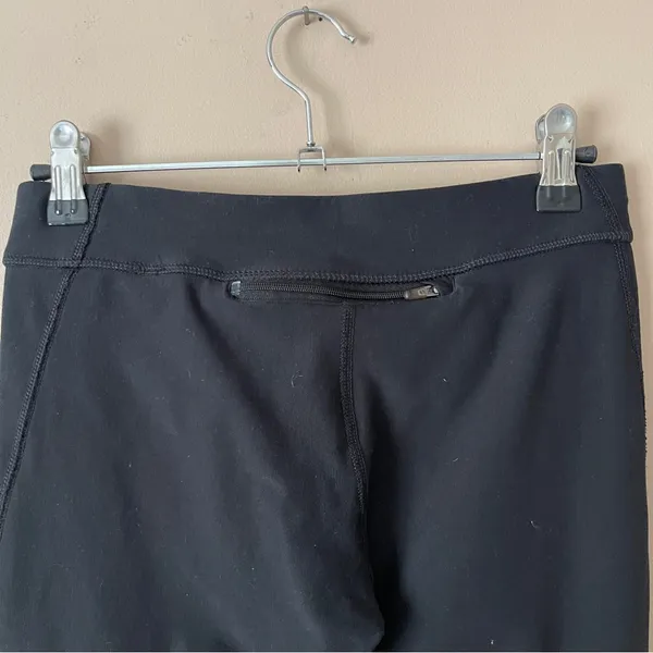 NIKE | Black Full Length Zipper Ankle Leggings Sz S - Image 6
