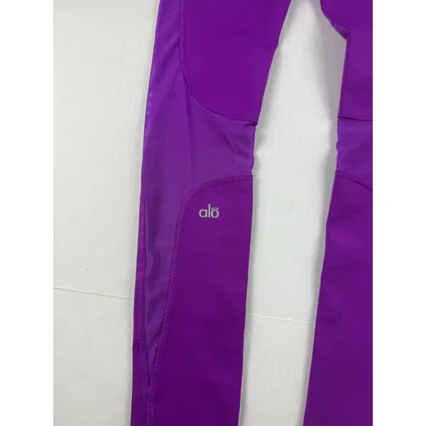 Alo Yoga Purple Leggings - Women's Size Small - Image 3