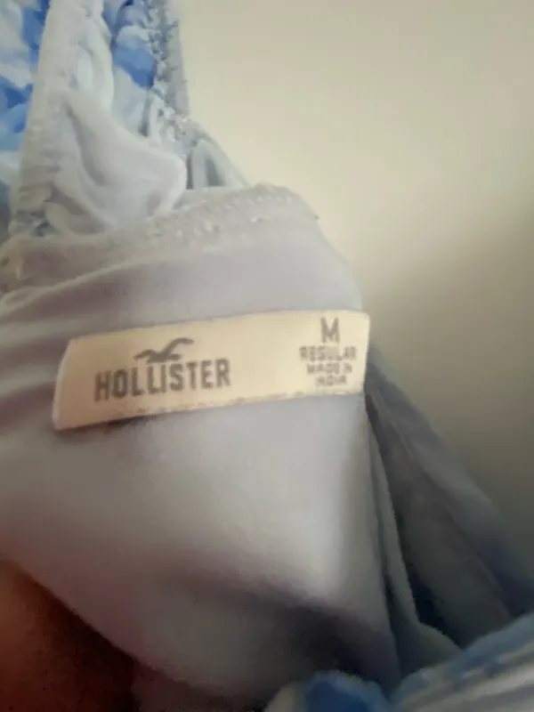 Hollister Blue Floral Dress Mini - Image 6