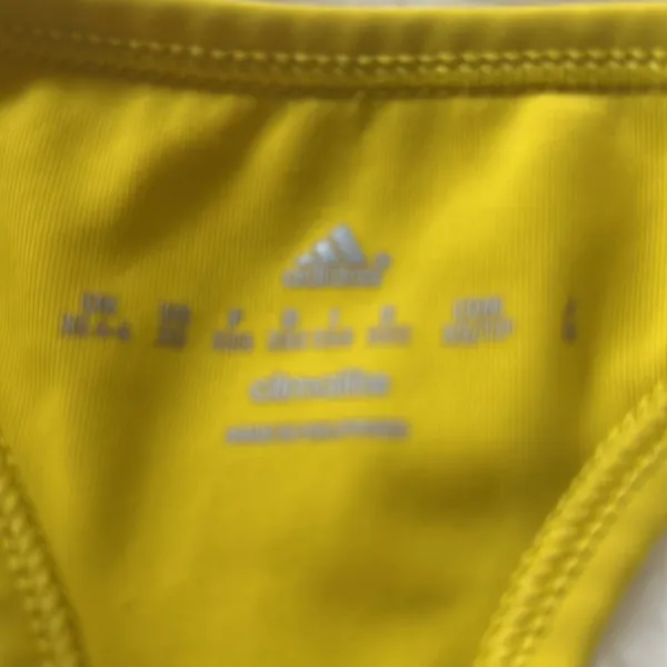 Adidas yellow racerback tank top - Image 5