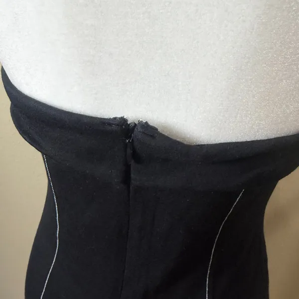 URBAN OUTFITTERS Black Stretch Tube Strapless Bodycon Mini Dress Size Large - Image 7