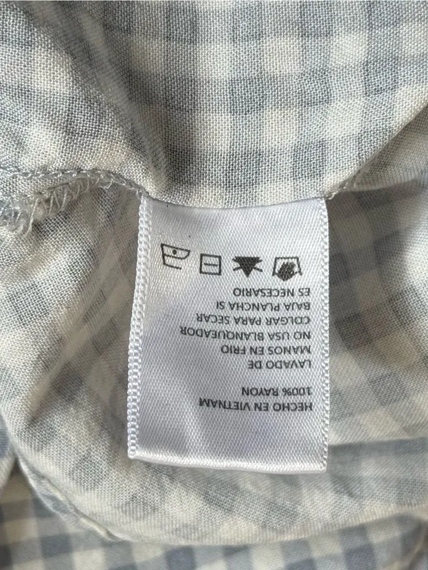 Paper Crane Gingham Crop Top Size Small Preppy Coquette Boho Twee Dainty - Image 11