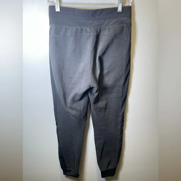 Lululemon Get Going Joggers Women’s Black Gray Zip Pockets Sweat‎ Pants Size 4 - Image 2