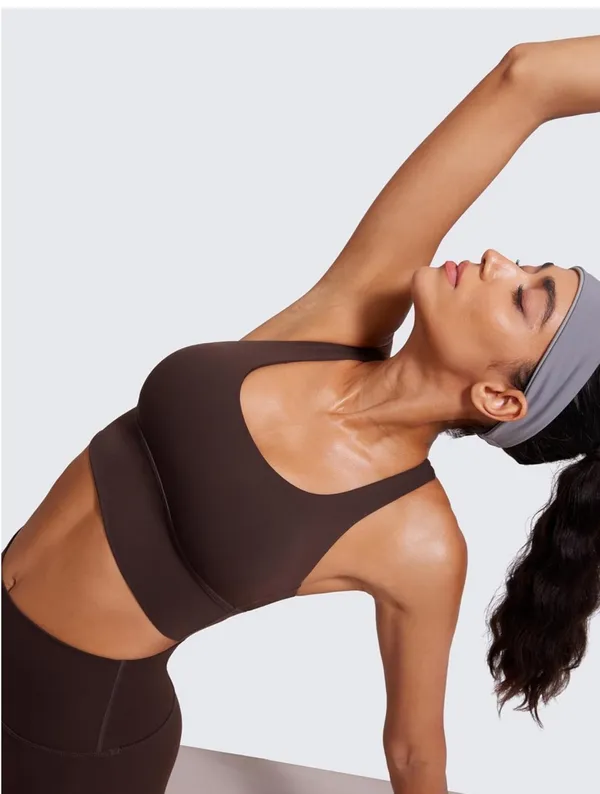 CRZ Yoga Workout Set brown - Image 5