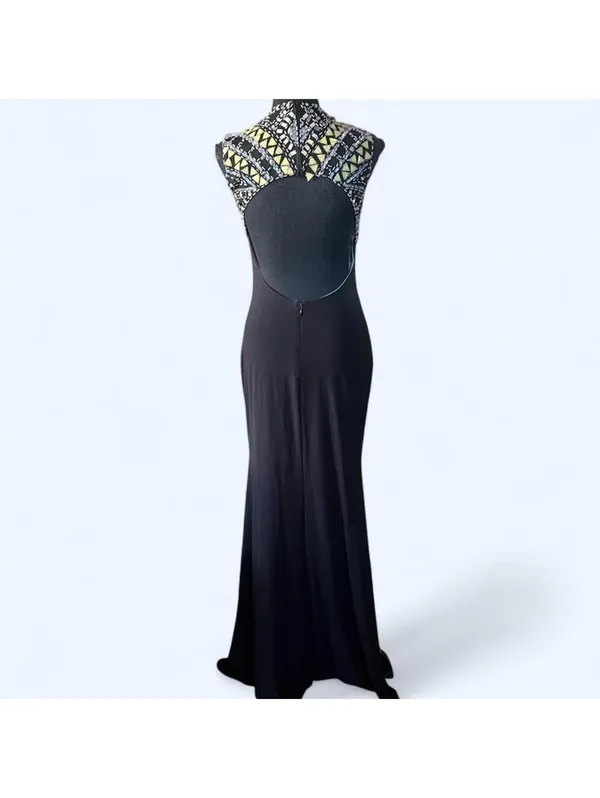Vintage Y2K Betsy & Adam Beaded Evening Gown Size 6 🖤 - Image 4