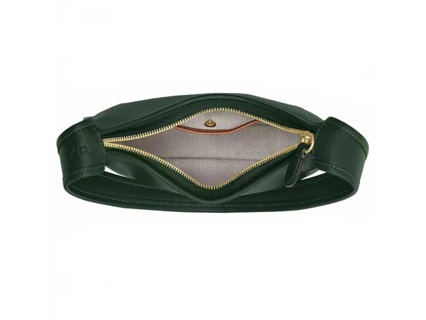 Coach Originals Curve Zip Bag Brass / Hunter Green - Image 7