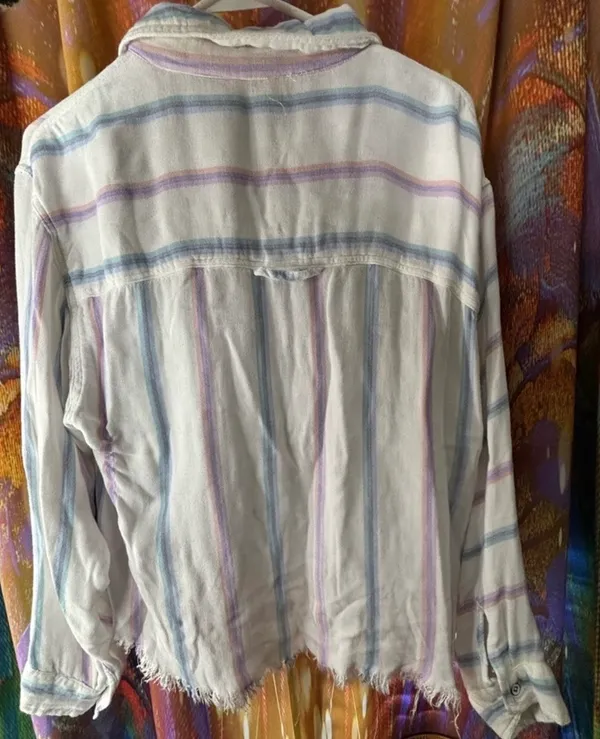 Vintage Havana✨ Striped Button-Up Long Sleeve - Image 2