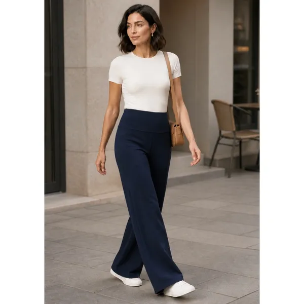 Lululemon Align High-Rise Wide-Leg Pant 31 True Navy Size 0 Nulu - Image 3