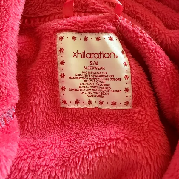 Xhilaration Pink Luxurious Soft Plush Bathrobe - Image 2