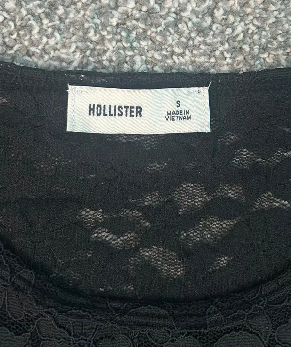 Hollister lace t shirt - Image 4