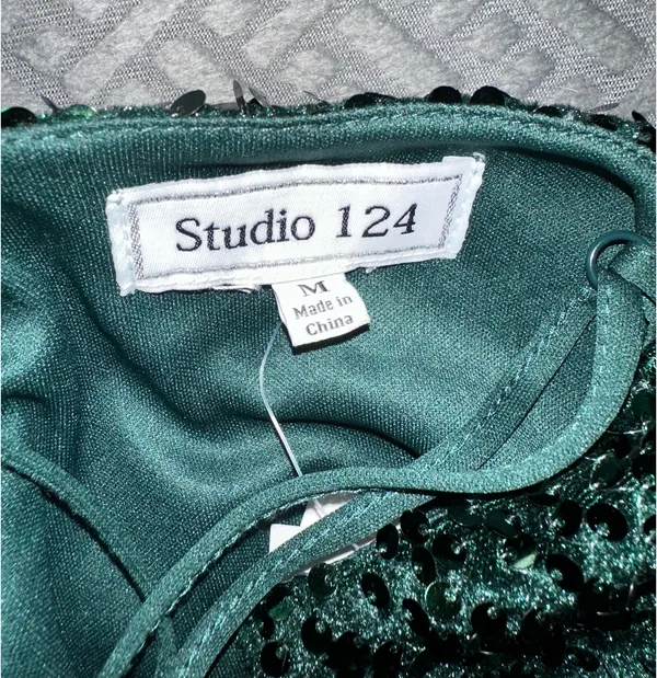 Studio 124 Green dress Size M - Image 4