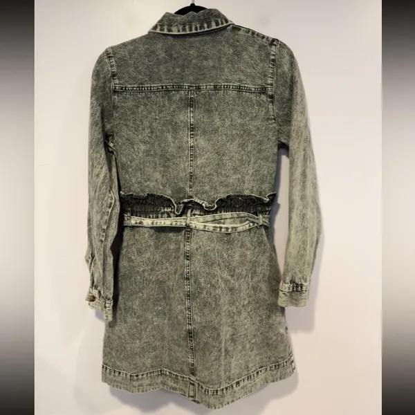 Who What‎ Wear denim acid wash long sleeve dress - Image 4