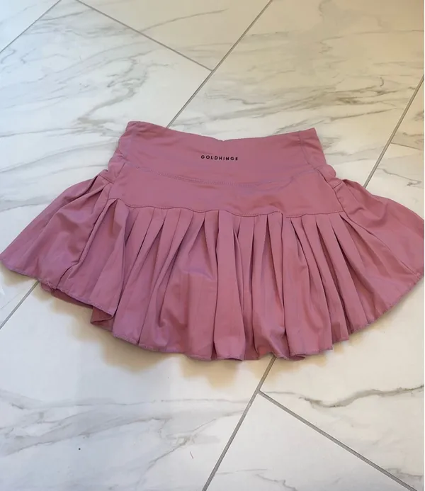 Gold Hinge pink skirt - Image 2
