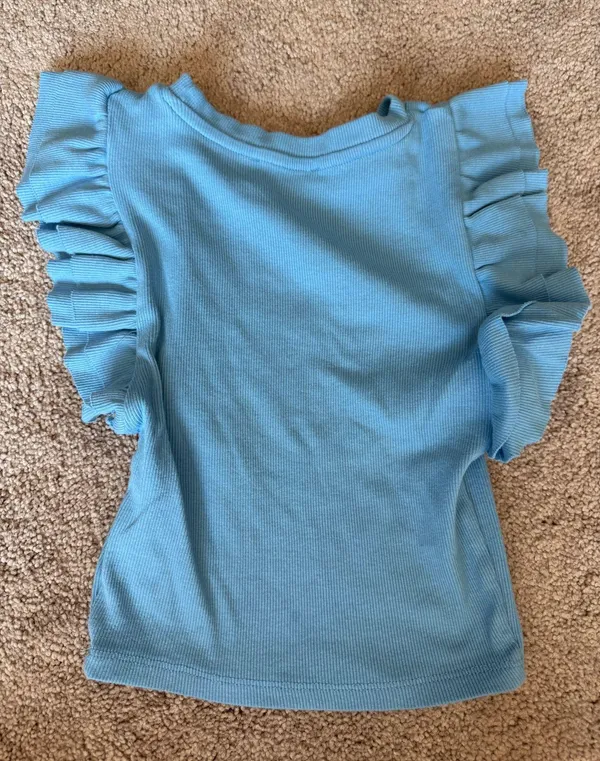 Zara Ruffle Tank Top - Image 2