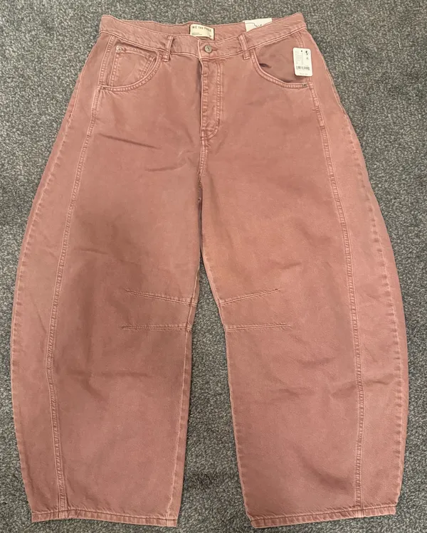 Free People Women's Good Luck Mid Rise Barrel - Image 2