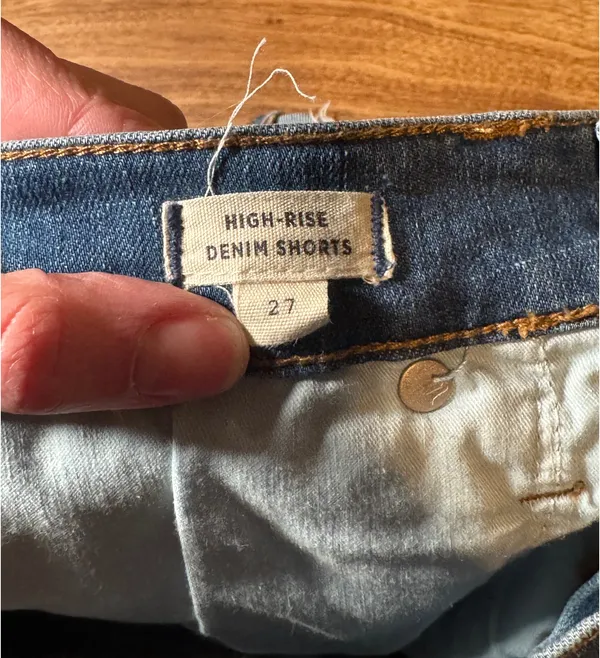 Madewell High-Rise Denim Shorts Jean 27 - Image 5