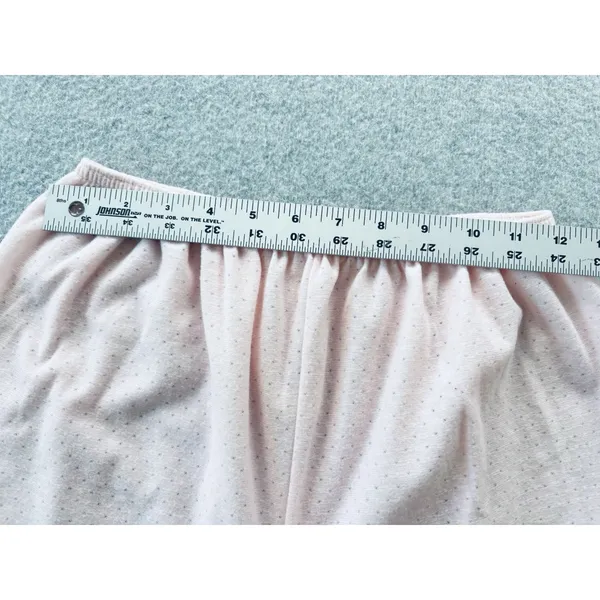 VTG 70s 80s Val Mode Pink 2PC Pajama Set Lace Yoke Cottagecore Coquette Medium - Image 12